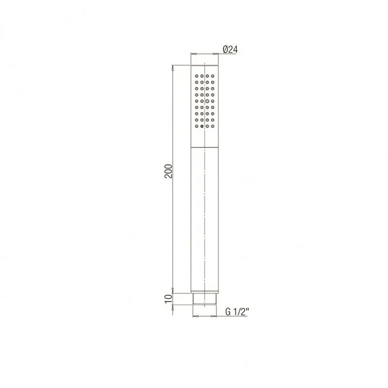 Душевая лейка Paini 53PJ155TT золото