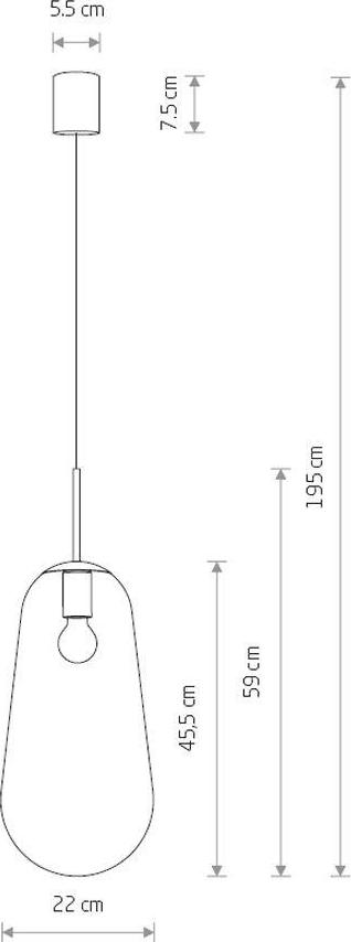 Подвесной светильник Nowodvorski Pear L 7797