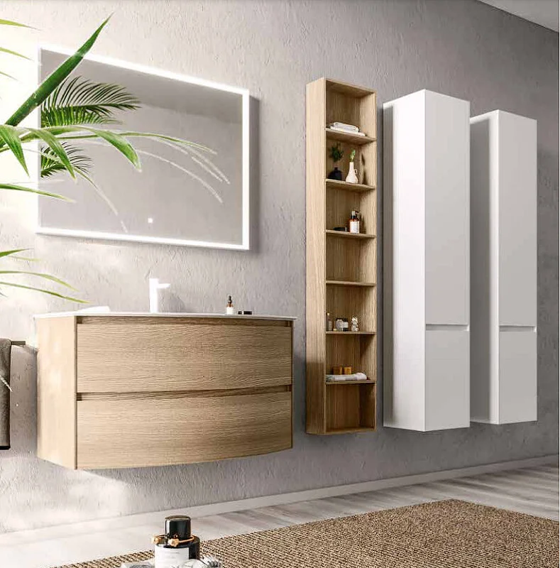 Тумба под раковину Berloni Bagno Way Round WARBS2CKD4C 1428 бежевый