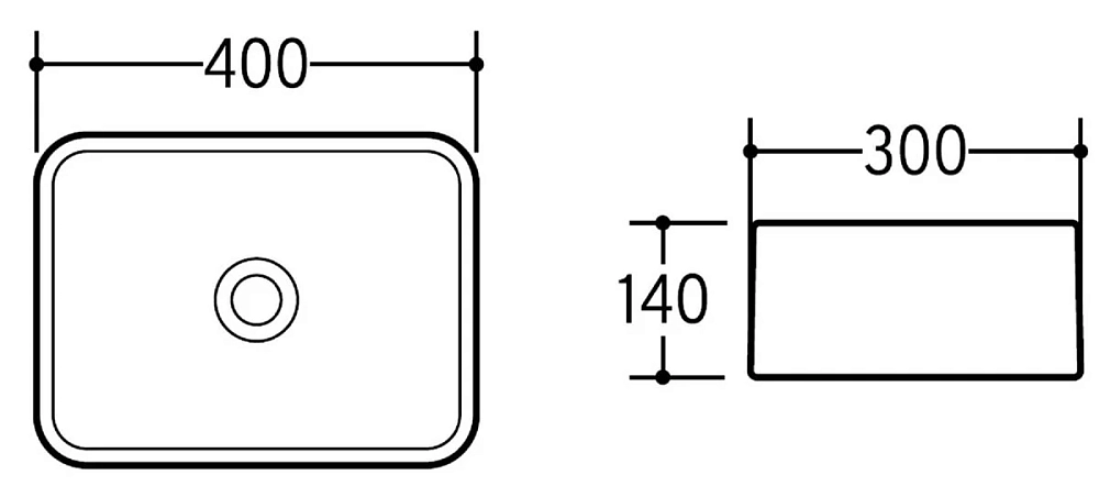 Раковина накладная Charus Torello 700-052W белый