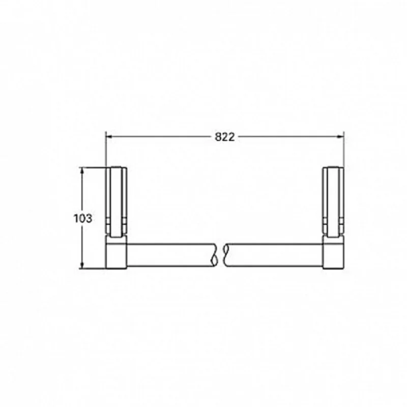 Полотенцедержатель Grohe Sentosa 40230000Gr хром