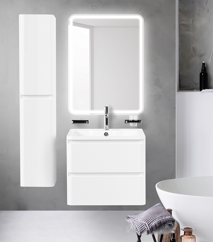 Тумба под раковину BelBagno ALBANO-700-2C-SO-BL 70 см, Bianco Lucido