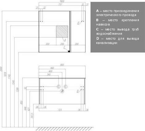 Раковина Aquaton Ондина 80 1A710831OD010