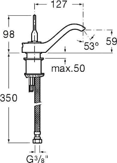 Смеситель для раковины Roca Urban 5A3004C00, хром