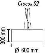 Подвесной светильник TopDecor Crocus Glade S2 01 334g