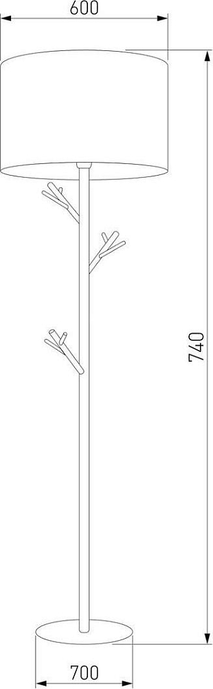 Торшер TK Lighting 5572 Albero White