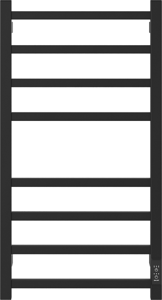 Полотенцесушитель электрический Ewrika Пенелопа L2 80х40, черный матовый