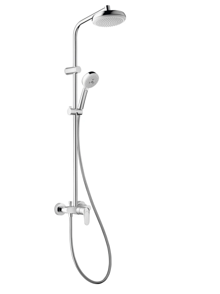 Душевая система Hansgrohe MyClub 180 Showerpipe 26739400 белый, хром