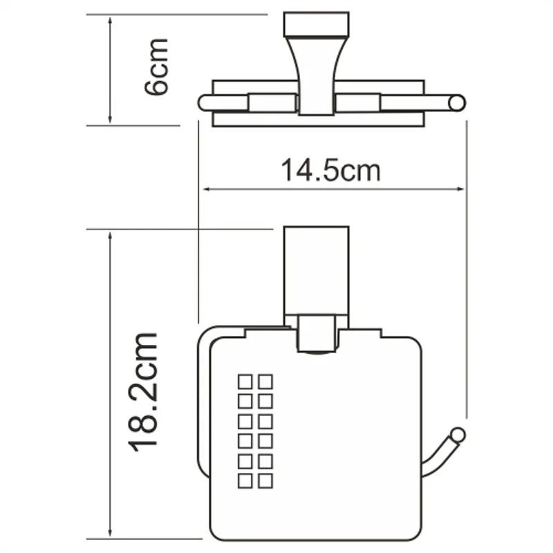 Держатель туалетной бумаги WasserKRAFT Lopau К-6000 K-6025 хром