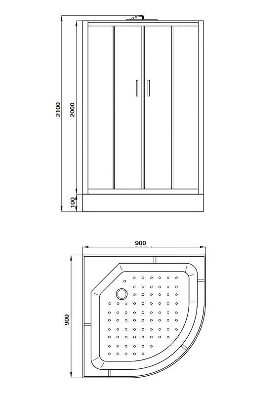 Душевая кабина Parly Classic Эконом EC931