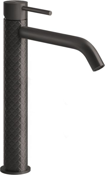 Смеситель для раковины Gessi 316 Intreccio 54106#707, brushed black metal PVD