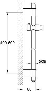 Душевая штанга Grohe Power&Soul 27784000