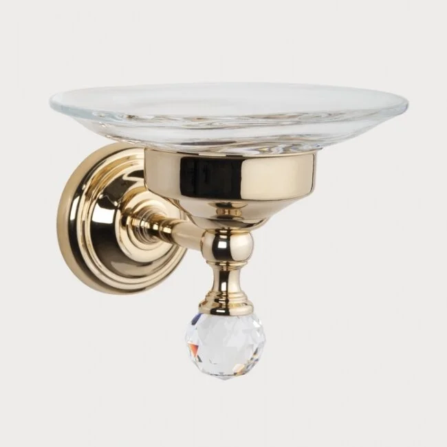 Мыльница Tiffany World Cristal TWCR106oro-sw золото