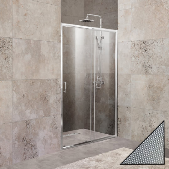 Душевая дверь 115x190 см BelBagno UNIQUE-BF-1-100/115-P-Cr