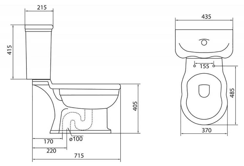 Напольный унитаз BelBagno Boheme BB115CPS/BB115T