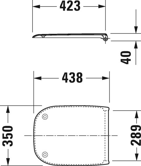 Унитаз Duravit D-Code 45700900A1 подвесной с сиденьем Микролифт