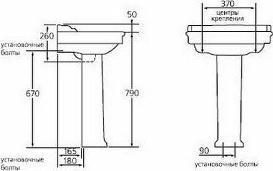 Пьедестал для раковины Ideal Standard Reflection E473001