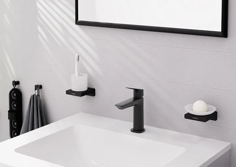 Смеситель для раковины Hansgrohe Logis 71255670 черный