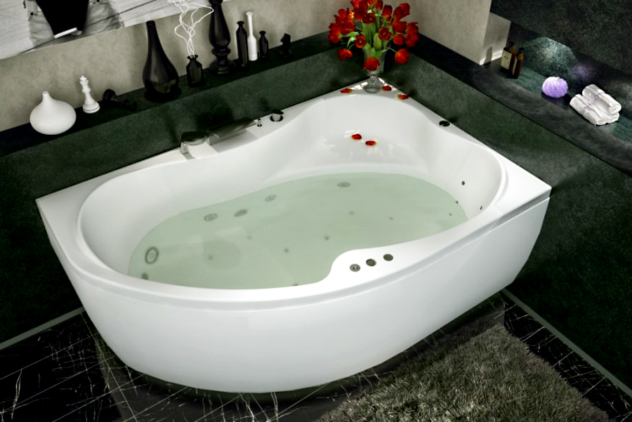 Акриловая ванна Aquanet Capri R 170х110 00205387