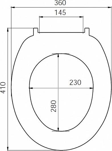 Крышка-сиденье для унитаза Iddis ID 01 061.1 sin