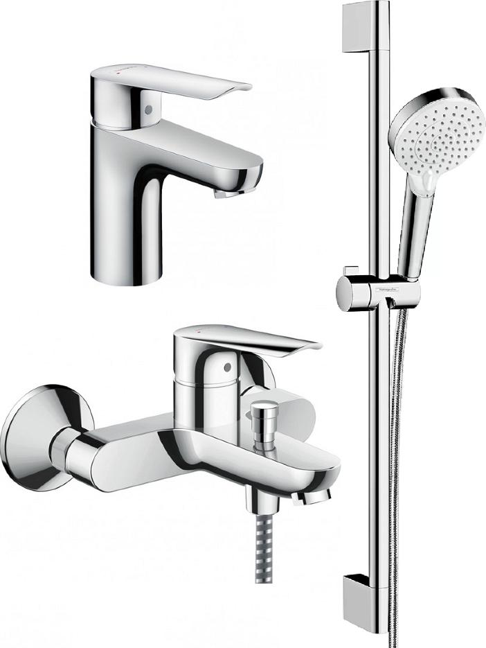 Душевой комплект Hansgrohe SET Logis E 100 (c)