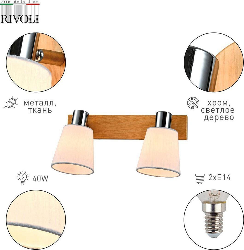 Спот Rivoli Lachrimae 7063-702 Б0055006