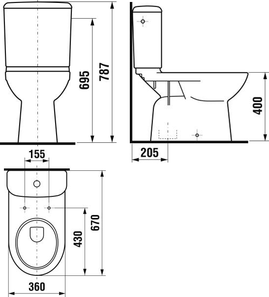 Унитаз компакт Jika Olymp 8.2261.7.000.242.1