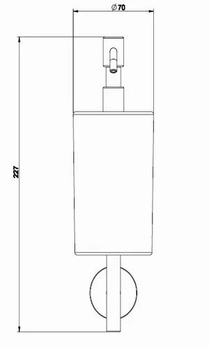 Дозатор для жидкого мыла Gessi Minix 15513-031 хром