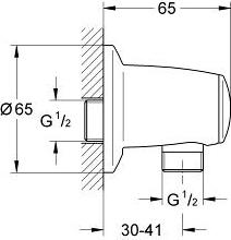 Подключение для душевого шланга Grohe Movario 28405000