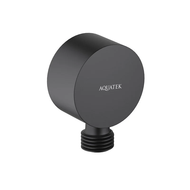 Шланговое подсоединение Aquatek AQ2457MB, цвет черный матовый