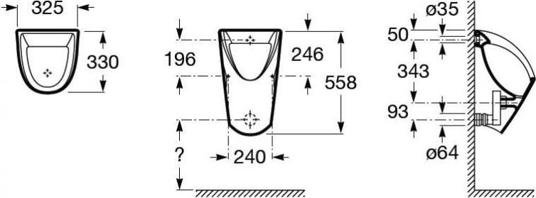 Писсуар Roca Chic 35945J000