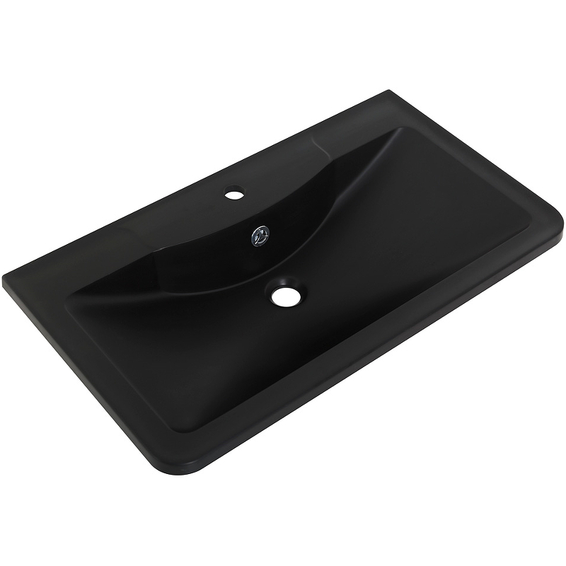 Раковина BelBagno BB1000/455-LV-ART-ALR-NERO 100 см, черный матовый