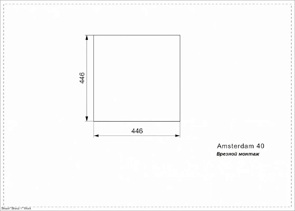 Кухонная мойка Reginox Amsterdam 44462 бежевый