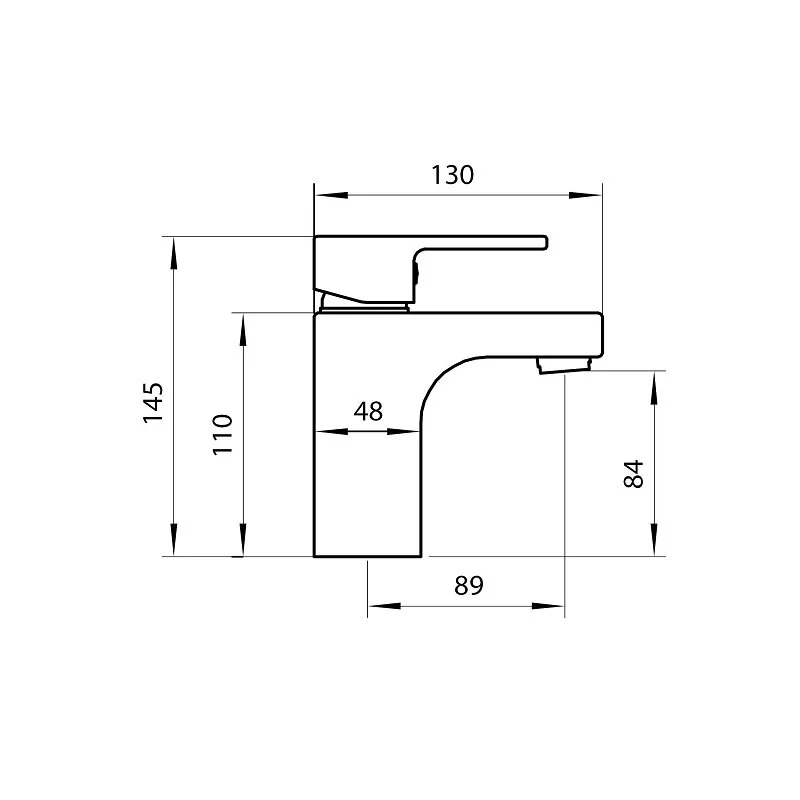 Смеситель для раковины Koller Pool Round Arc RA0200 хром