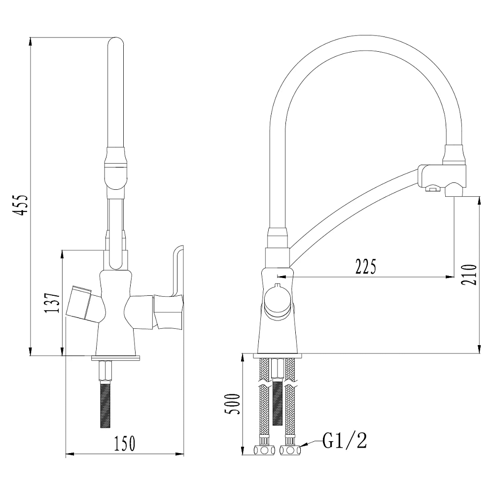 Смеситель для кухни Lemark Comfort LM3070C-White хром, белый