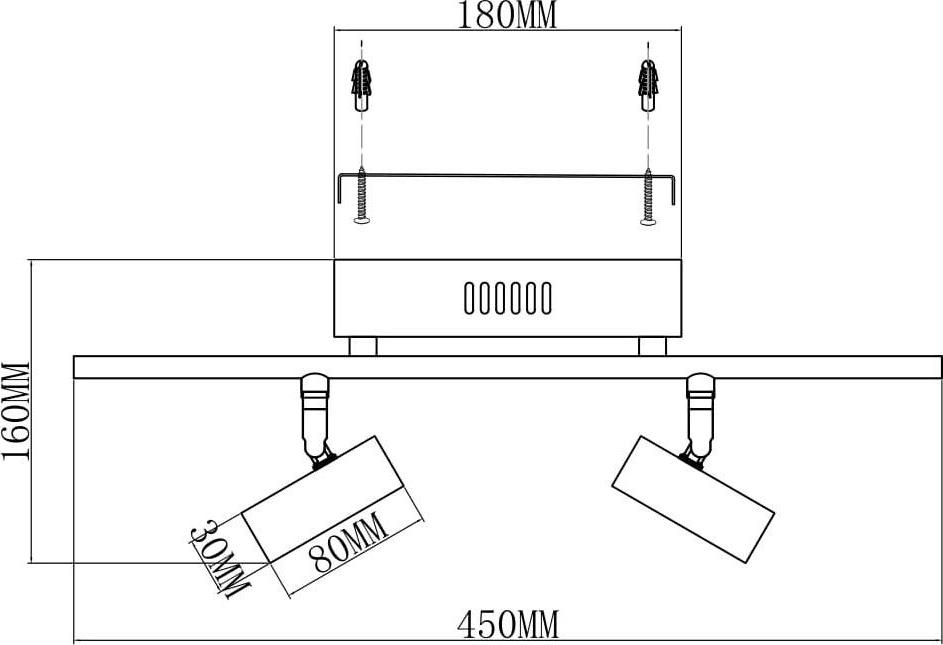 Светодиодный спот Moderli Right V5045-2WL