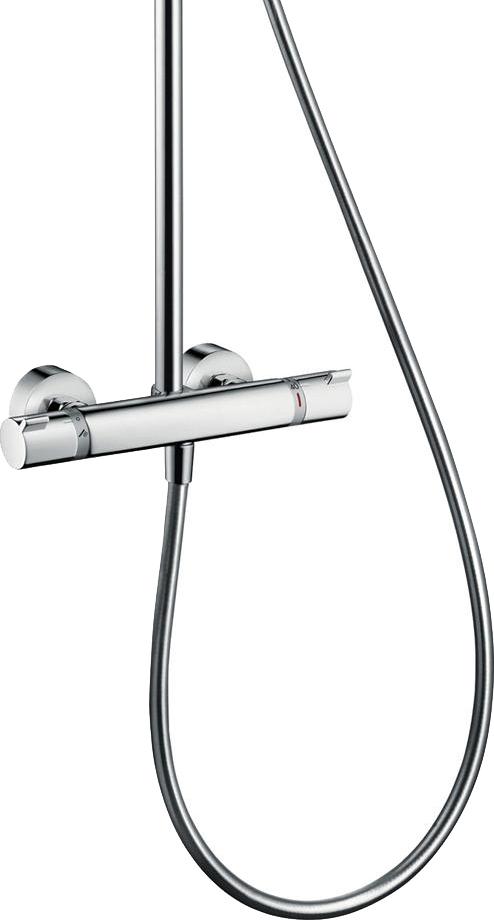 Душевая стойка Hansgrohe Raindance Select S 240 2jet 27129400 Showerpipe, хром/белый