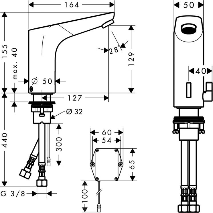 Смеситель для раковины Hansgrohe Focus 31171000, хром