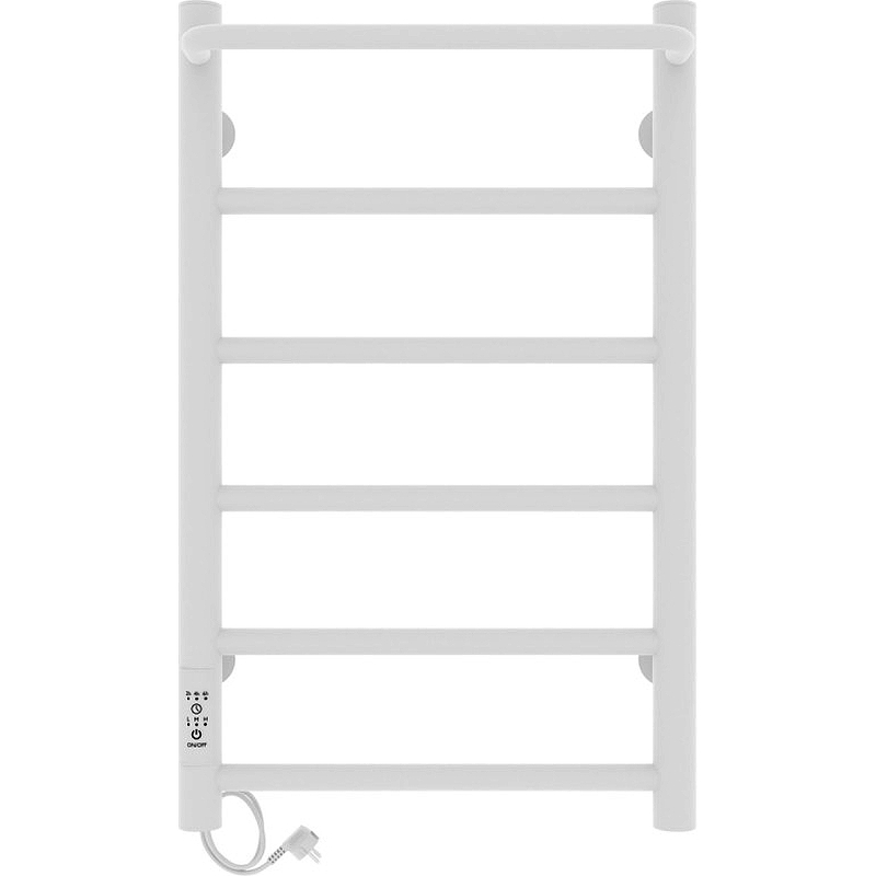 Электрический полотенцесушитель Laris Прайм ЧК П6 400x600 L 75201059, белый муар
