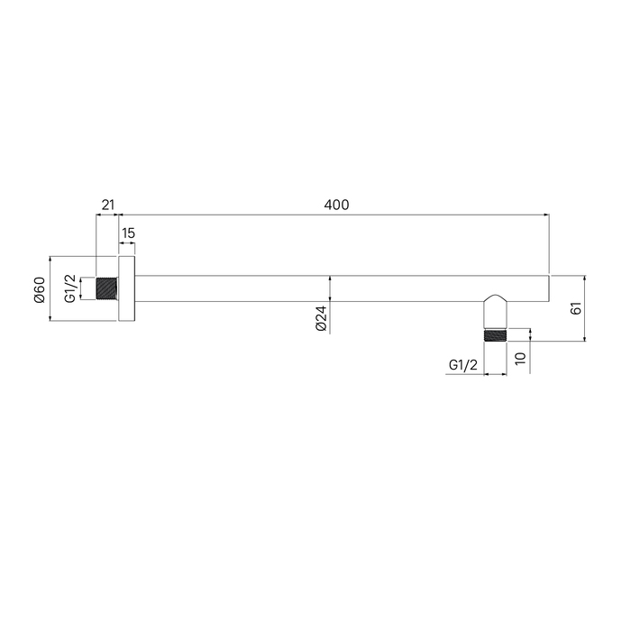 Держатель душа Iddis Optima Home OPH40BRi61 черный матовый