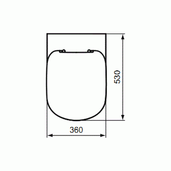 Крышка-сиденье для унитаза Ideal Standard Tempo T679401 с микролифтом