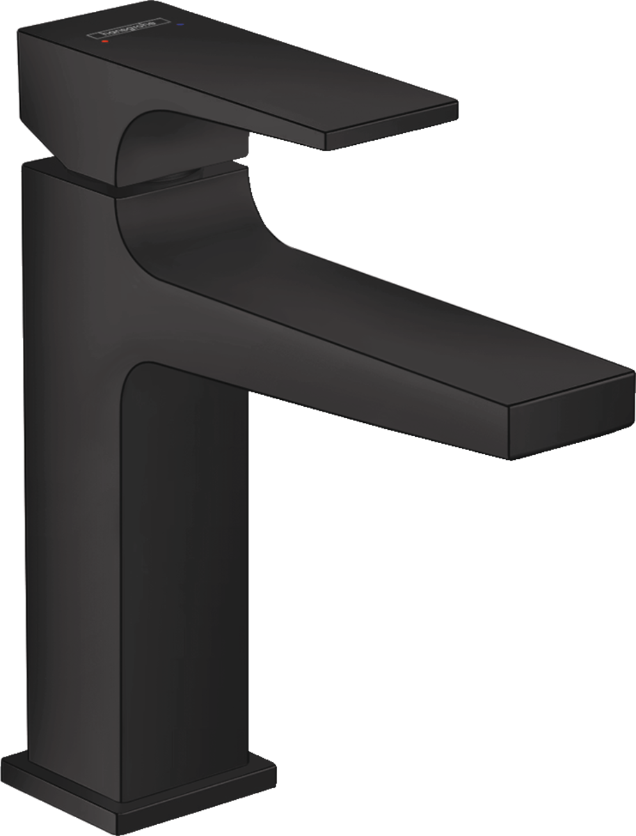 Смеситель для раковины Hansgrohe Metropol 32507670, чёрный матовый