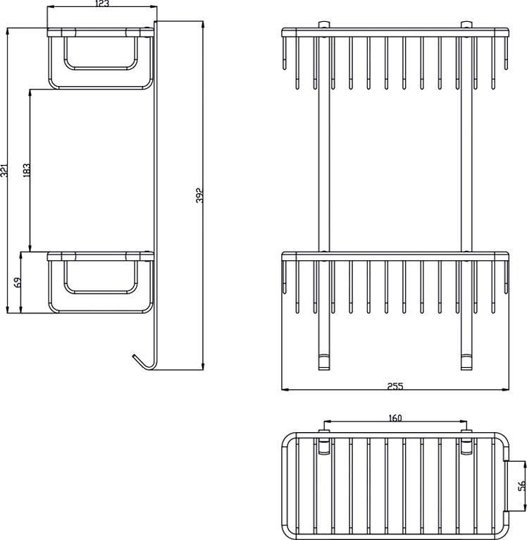 Полка Zorg Antic AZR U-3 BR