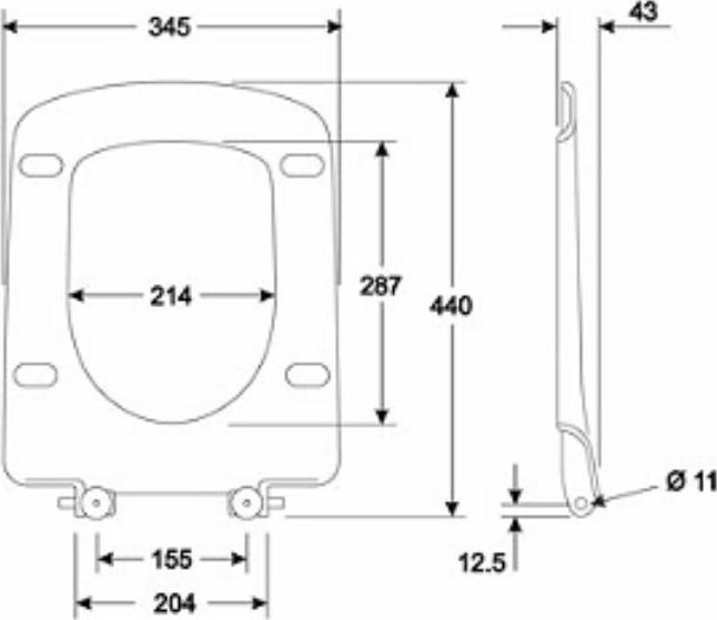 Сиденье для унитаза Kolo Nova Pro M30115000