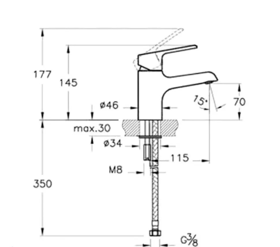 Комплект для ванной VitrA Axe S A49152EXP