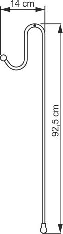 Полка WasserKRAFT K-72233, хром