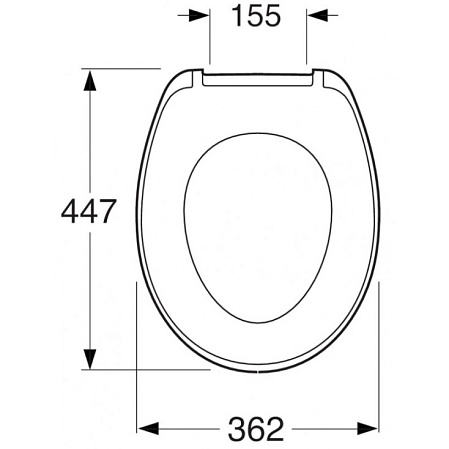 Крышка-сиденье Gustavsberg Nordic 3 8780S801 микролифт, белый