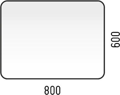 Зеркало Corozo Альбано SD-00000803 с подсветкой и сенсорным выключателем