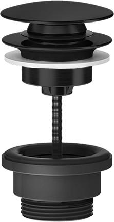 Донный клапан для раковины Gessi 316 54599#707, black metal brushed PVD