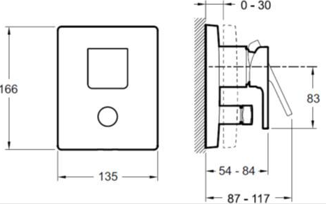 Смеситель для душа Jacob Delafon Strayt E98633-CP